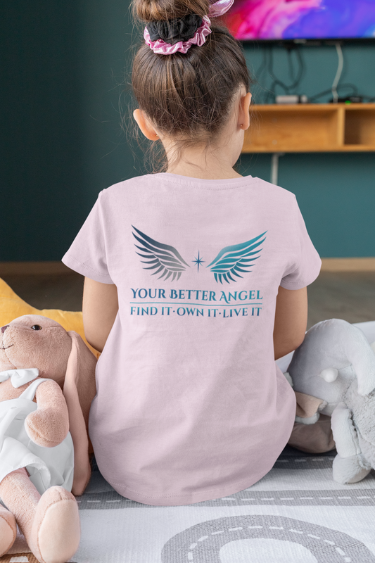 Youth Tee | Wings w/ Tagline on Back | Your Better Angel