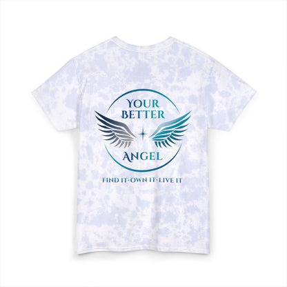 Tie-Dye "Eyes of the World" Short Sleeve | Logo Top Right on Front + Circle Logo on Back | Your Better Angel