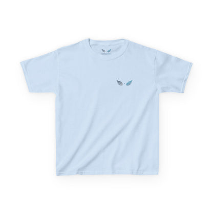 Youth Tee | Logo on Top Right +  Wings w/ Tagline on Back | Your Better Angel