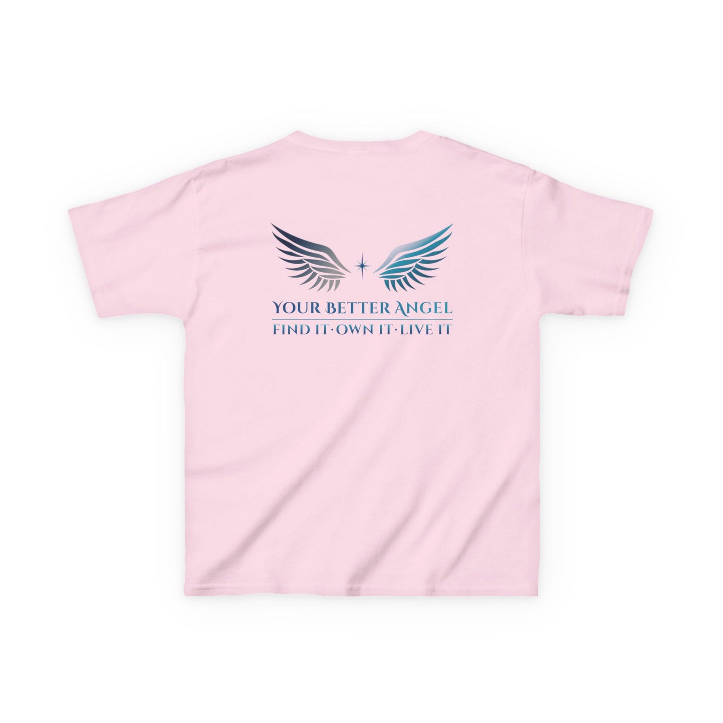 Youth Tee | Wings w/ Tagline on Back | Your Better Angel
