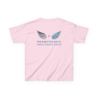 Youth Tee | Wings w/ Tagline on Back | Your Better Angel