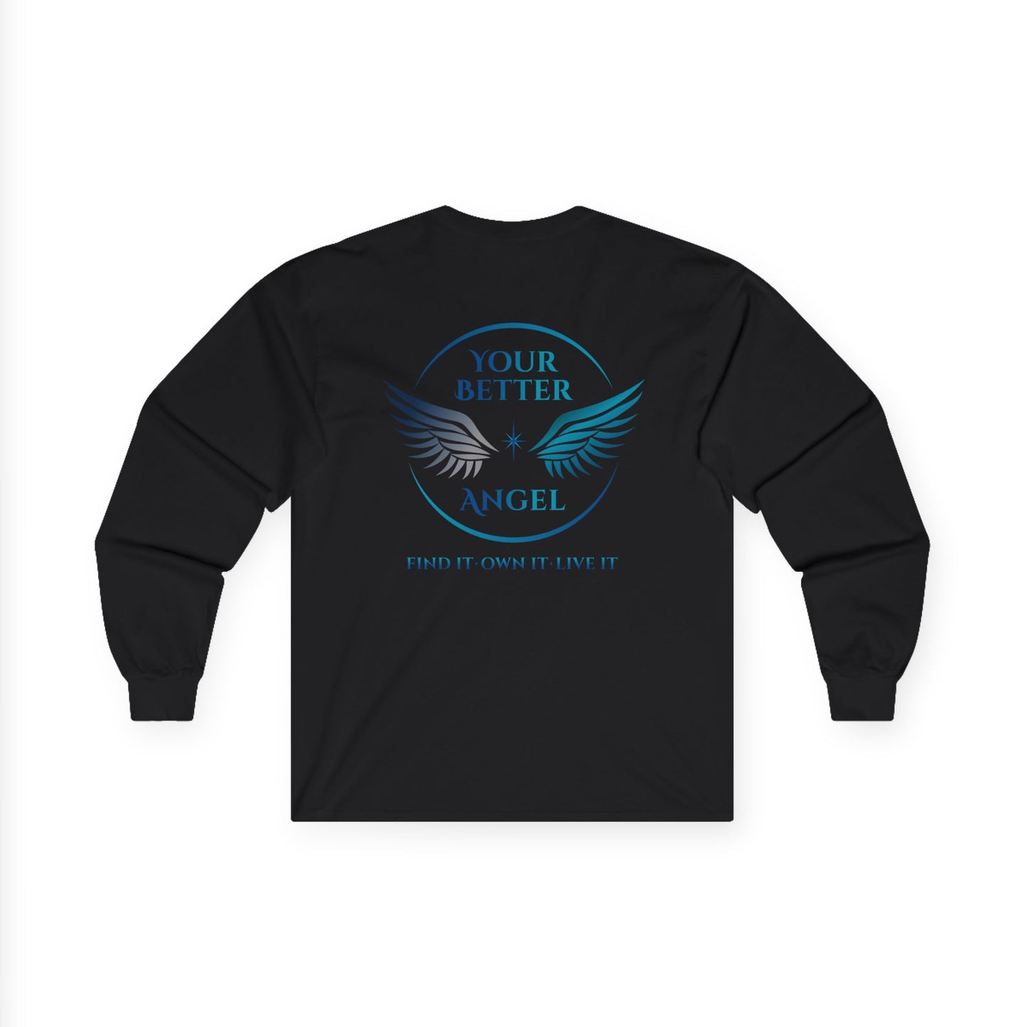 Long Sleeve Tee | Front Logo Top Right - Circle Logo on Back | Unisex | Your Better Angel