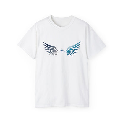 Short Sleeve Tee | Angel Wings on Front + Name/Tagline on Back | Unisex | Your Better Angel