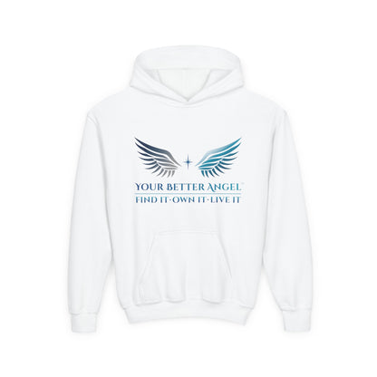 Youth Hoodie | Wings with Name and Tagline | Unisex | Your Better Angel