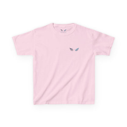 Youth Tee | Logo on Top Right +  Wings w/ Tagline on Back | Your Better Angel