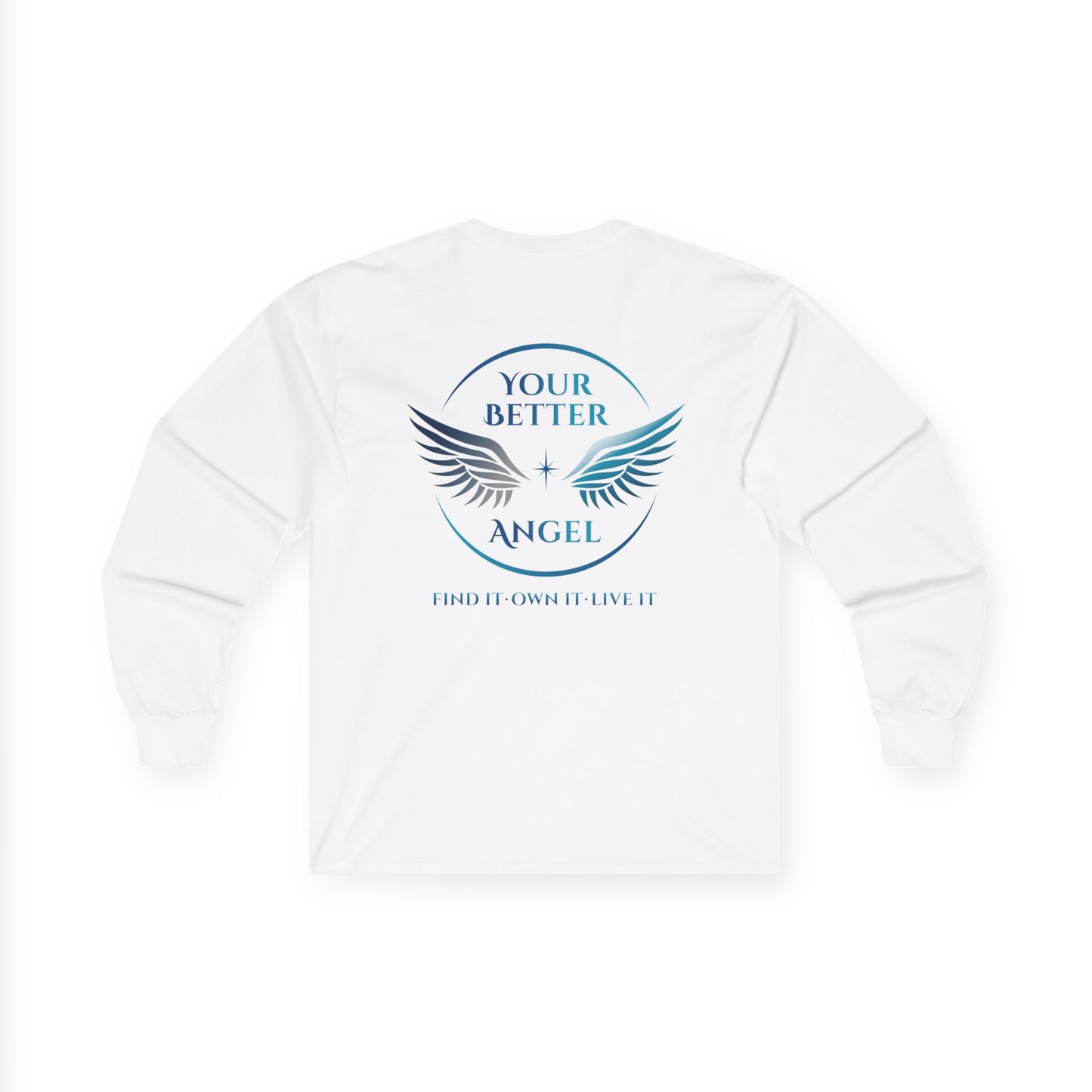 Long Sleeve Tee | Front Logo Top Right - Circle Logo on Back | Unisex | Your Better Angel