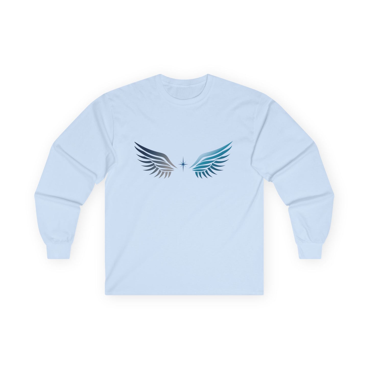 Long Sleeve Tee | Wings on Front, Name and Tagline on Back | Unisex | Your Better Angel