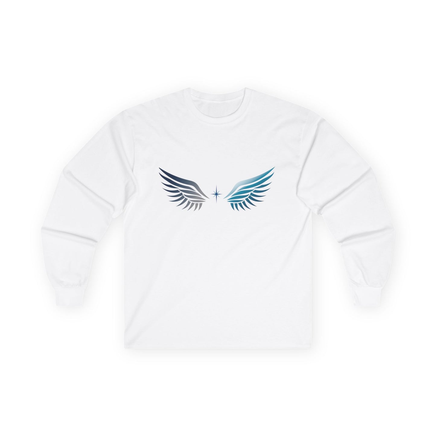 Long Sleeve Tee | Wings on Front, Name and Tagline on Back | Unisex | Your Better Angel