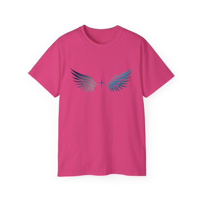 Short Sleeve Tee | Angel Wings on Front + Name/Tagline on Back | Unisex | Your Better Angel
