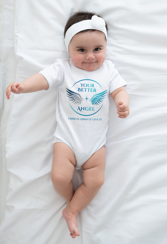 Infant Short Sleeve Bodysuit | Circle Logo on Front | Your Better Angel