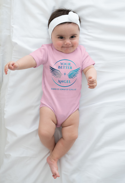 Infant Short Sleeve Bodysuit | Circle Logo on Front | Your Better Angel