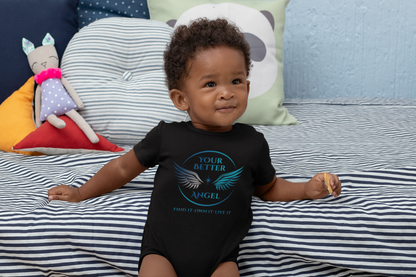 Infant Short Sleeve Bodysuit | Circle Logo on Front | Your Better Angel