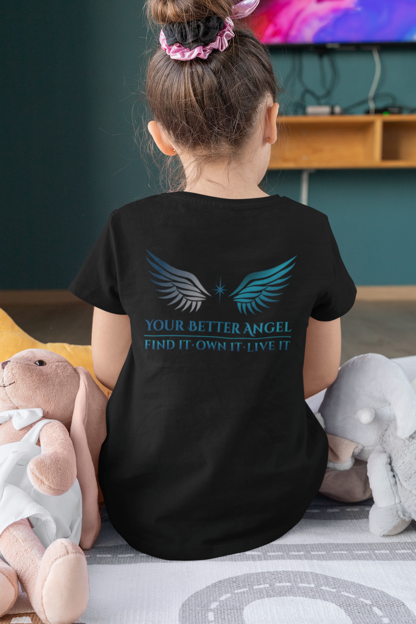 Youth Tee | Wings w/ Tagline on Back | Your Better Angel