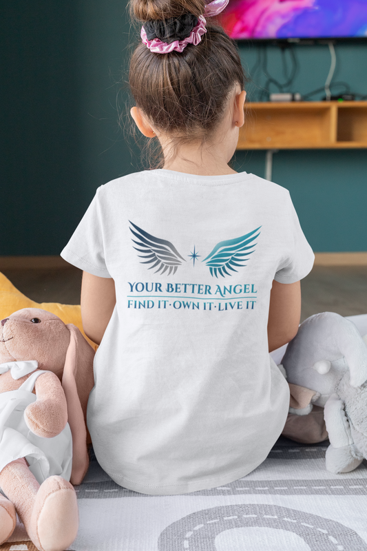 Youth Tee | Wings w/ Tagline on Back | Your Better Angel