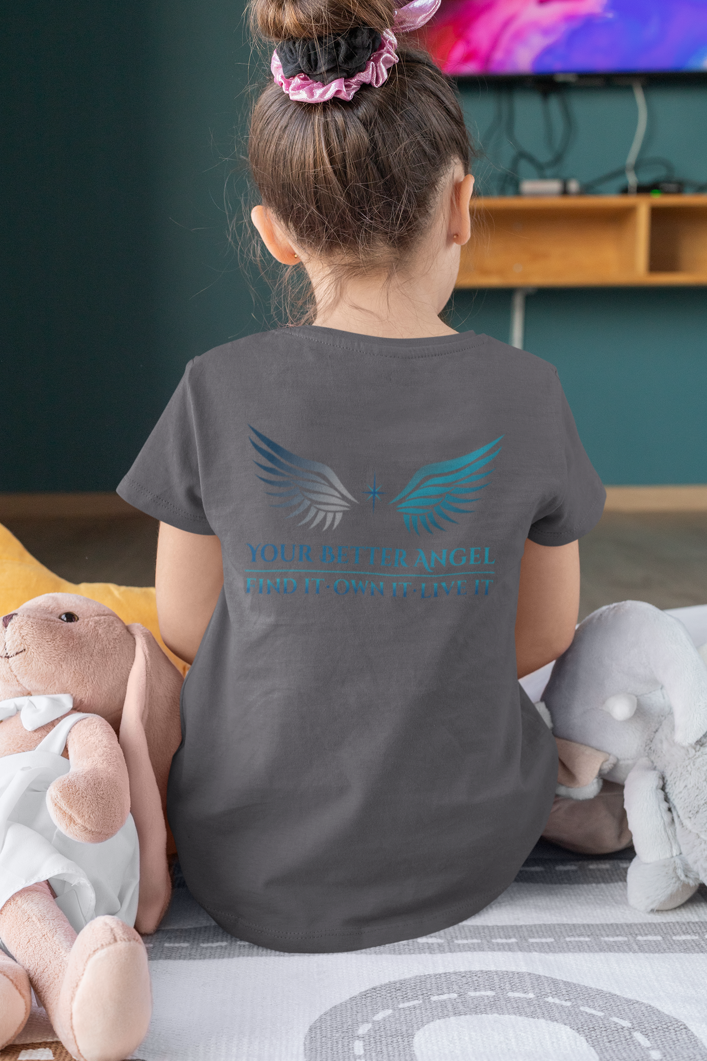 Youth Tee | Wings w/ Tagline on Back | Your Better Angel