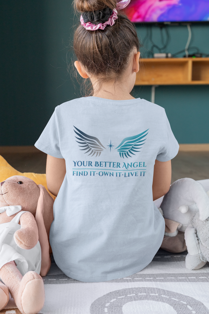 Youth Tee | Wings w/ Tagline on Back | Your Better Angel