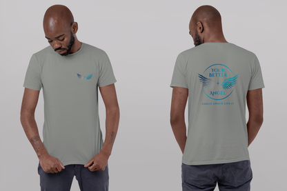 Short Sleeve Tee | Logo Top Right on Front + Circle Logo on Back |  Unisex | Your Better Angel