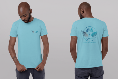 Short Sleeve Tee | Logo Top Right on Front + Circle Logo on Back |  Unisex | Your Better Angel