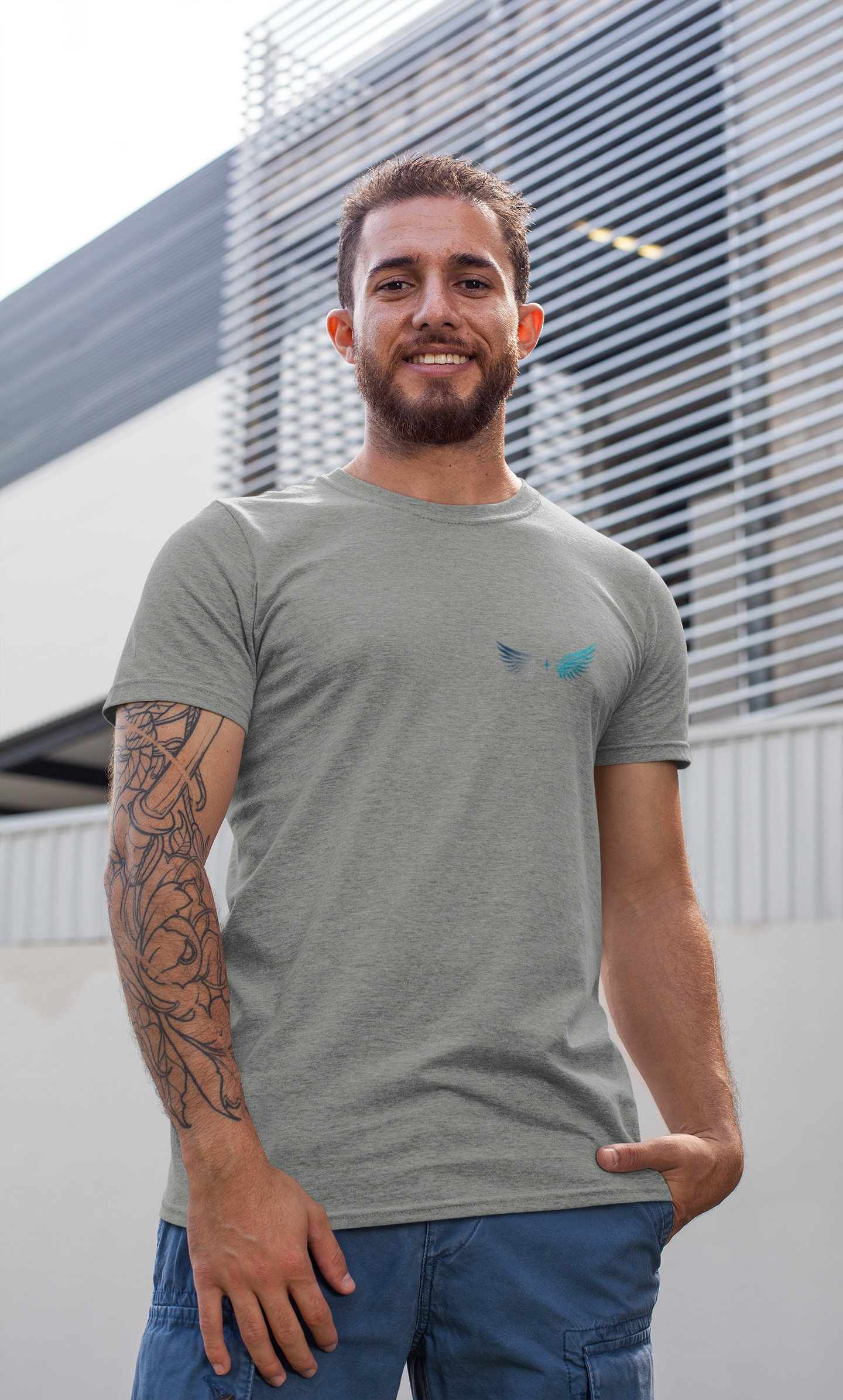 Short Sleeve Tee | Logo Top Right on Front + Circle Logo on Back |  Unisex | Your Better Angel