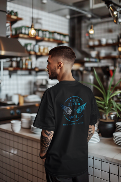 Short Sleeve Tee | Logo Top Right on Front + Circle Logo on Back |  Unisex | Your Better Angel