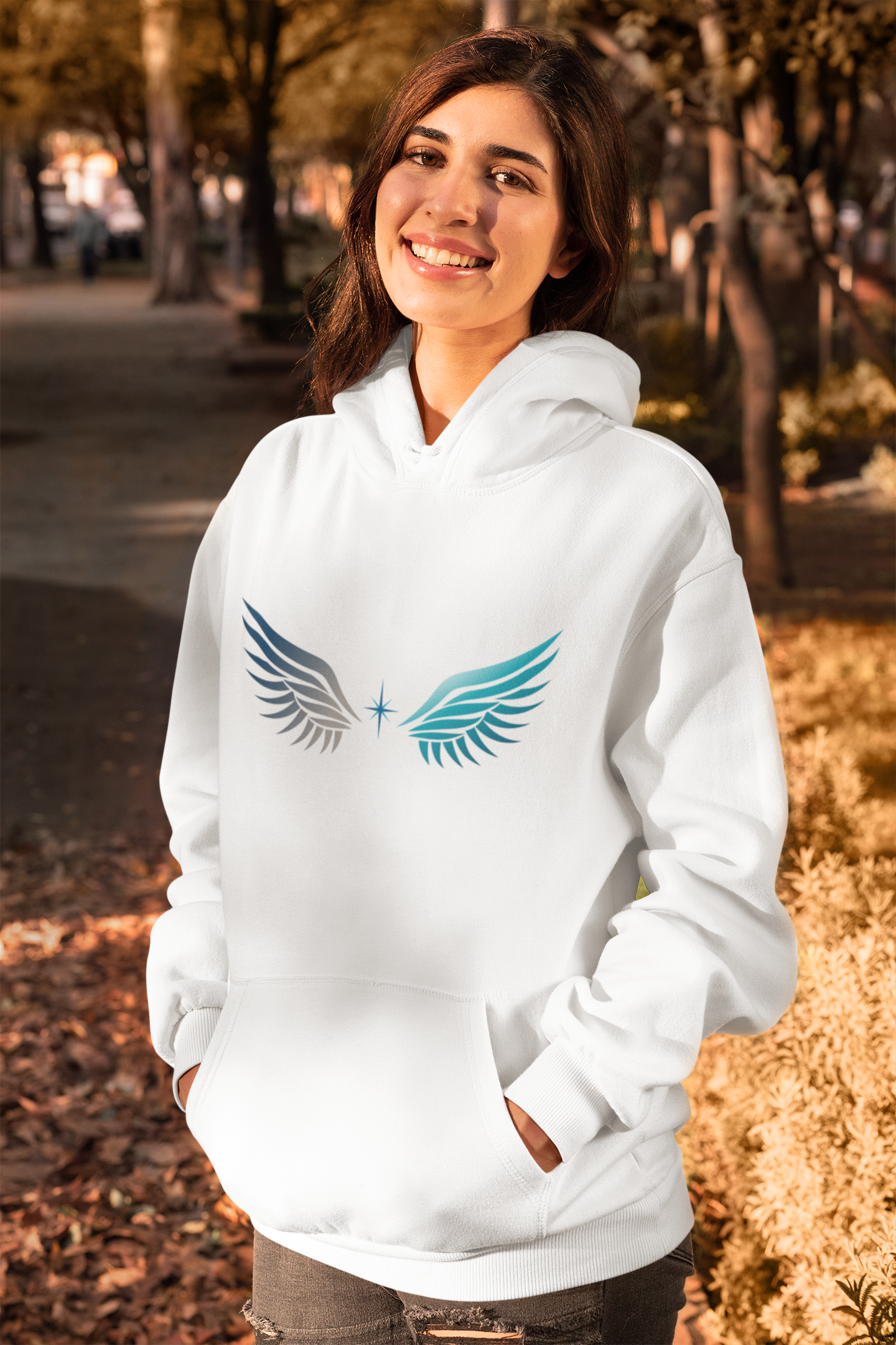 Hoodie | Wings on Front | Unisex | Your Better Angel