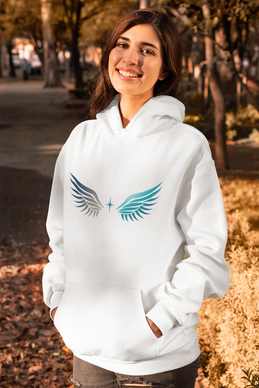 Hoodie | Wings on Front | Unisex | Your Better Angel