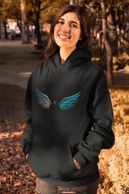 Hoodie | Wings on Front | Unisex | Your Better Angel