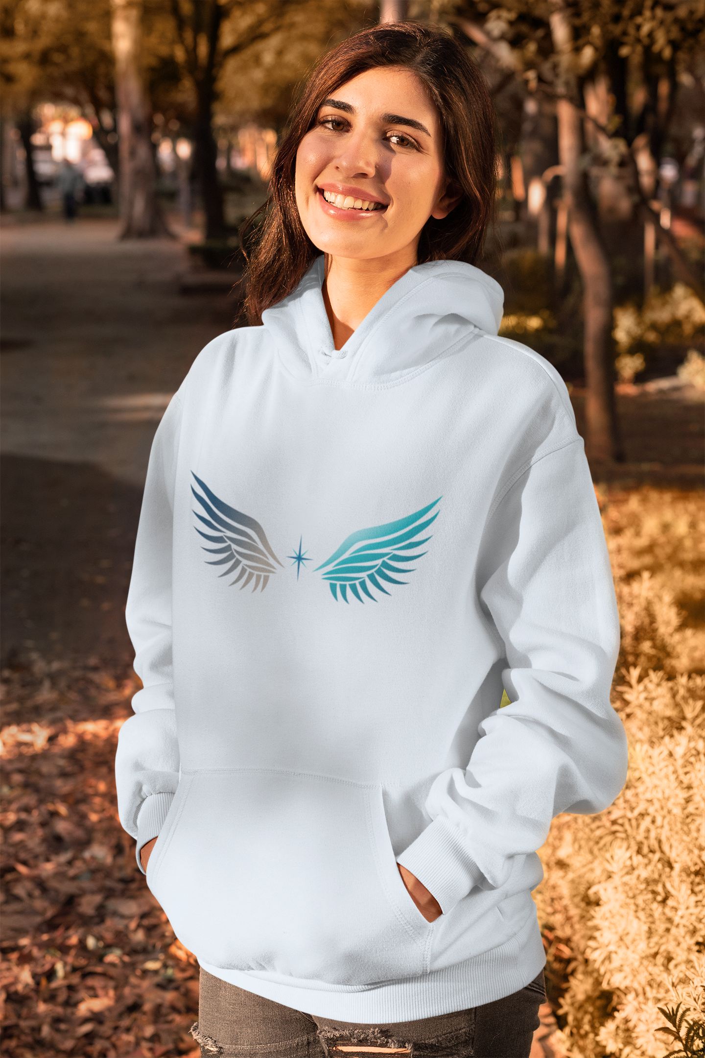 Hoodie | Wings on Front | Unisex | Your Better Angel