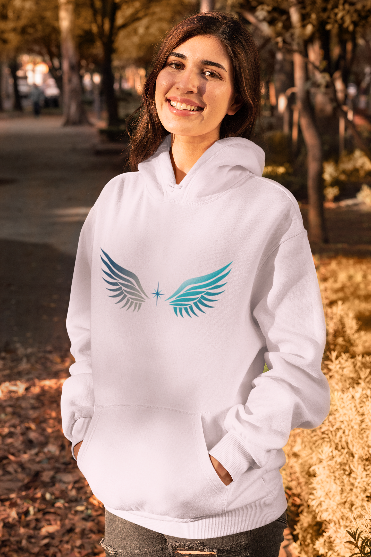 Hoodie | Wings on Front | Unisex | Your Better Angel