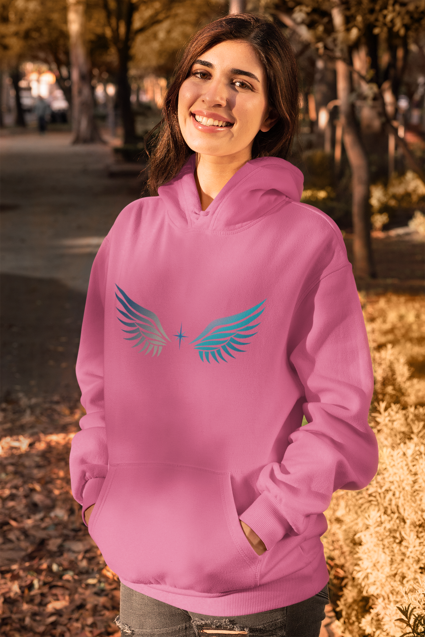Hoodie | Wings on Front | Unisex | Your Better Angel