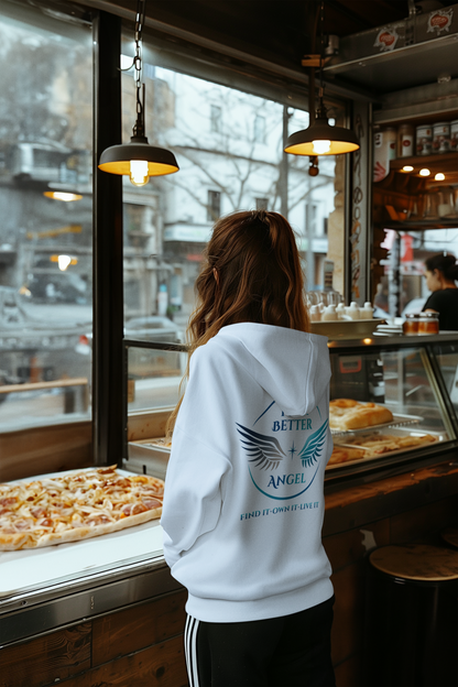 Hoodie | Circle Logo on Back | Unisex | Your Better Angel