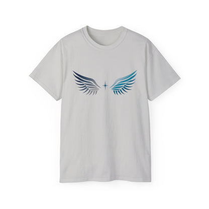 Short Sleeve Tee | Angel Wings on Front + Name/Tagline on Back | Unisex | Your Better Angel