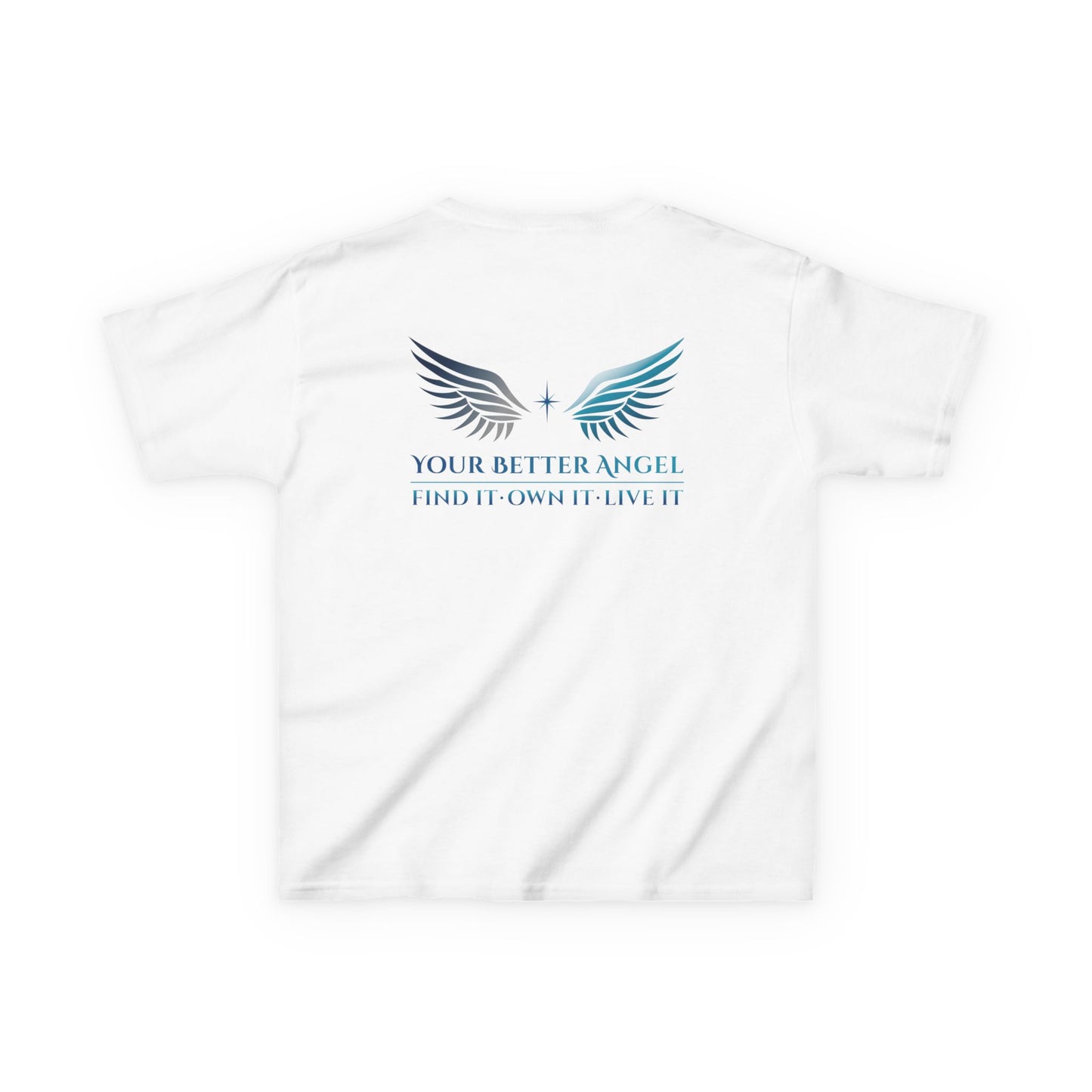 Youth Tee | Wings w/ Tagline on Back | Your Better Angel