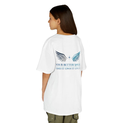 Youth Tee | Wings w/ Tagline on Back | Your Better Angel