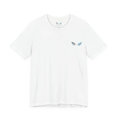 Short Sleeve Tee | Logo Top Right on Front + Circle Logo on Back |  Unisex | Your Better Angel