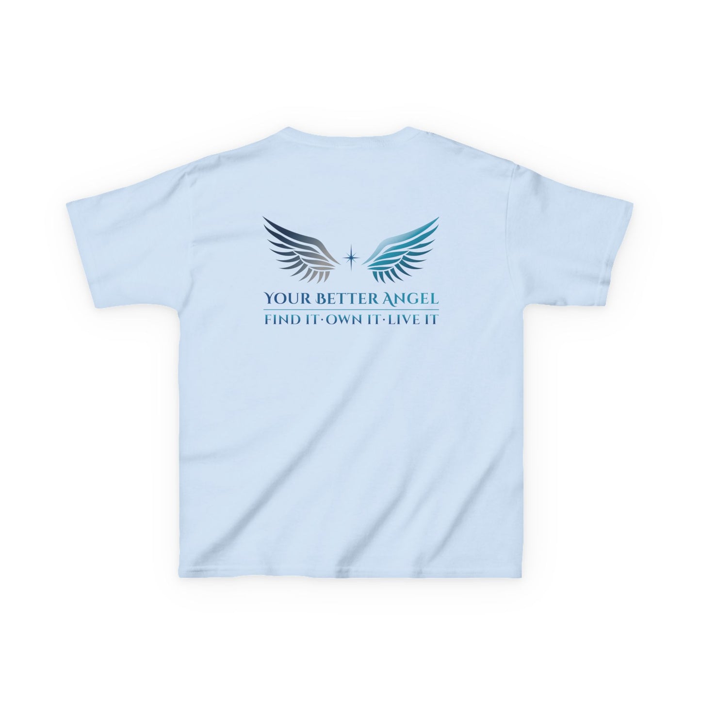 Youth Tee | Wings w/ Tagline on Back | Your Better Angel