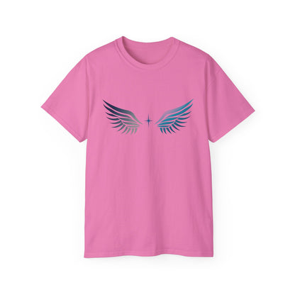 Short Sleeve Tee | Angel Wings on Front + Name/Tagline on Back | Unisex | Your Better Angel