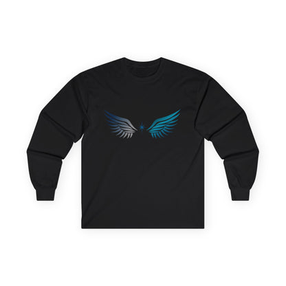 Long Sleeve Tee | Wings on Front, Name and Tagline on Back | Unisex | Your Better Angel