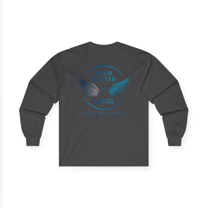 Long Sleeve Tee | Front Logo Top Right - Circle Logo on Back | Unisex | Your Better Angel