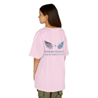 Youth Tee | Wings w/ Tagline on Back | Your Better Angel