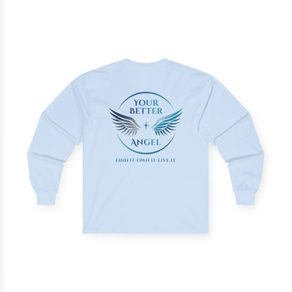 Long Sleeve Tee | Front Logo Top Right - Circle Logo on Back | Unisex | Your Better Angel