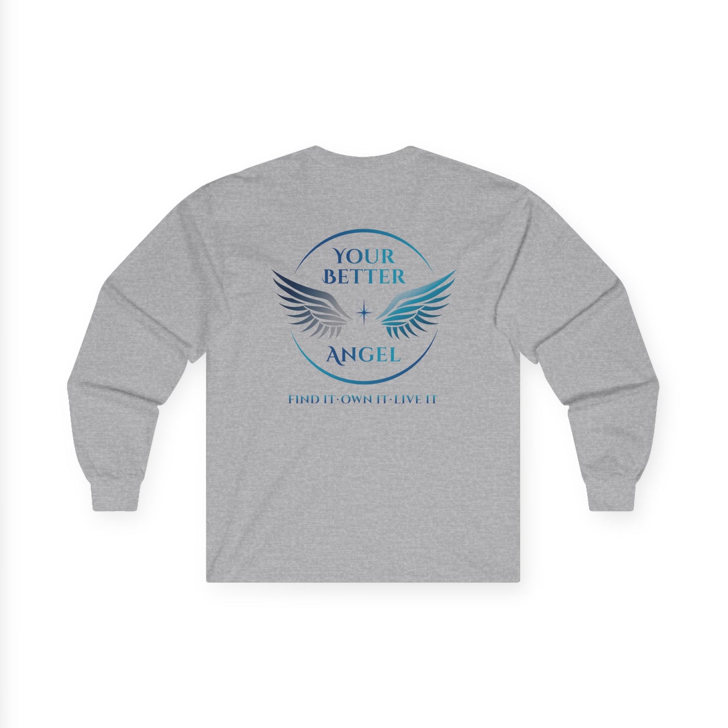 Long Sleeve Tee | Front Logo Top Right - Circle Logo on Back | Unisex | Your Better Angel